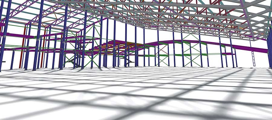 BM Steels offer steel building design services including plans and 3D modelling for projects in Aldershot, Hampshire